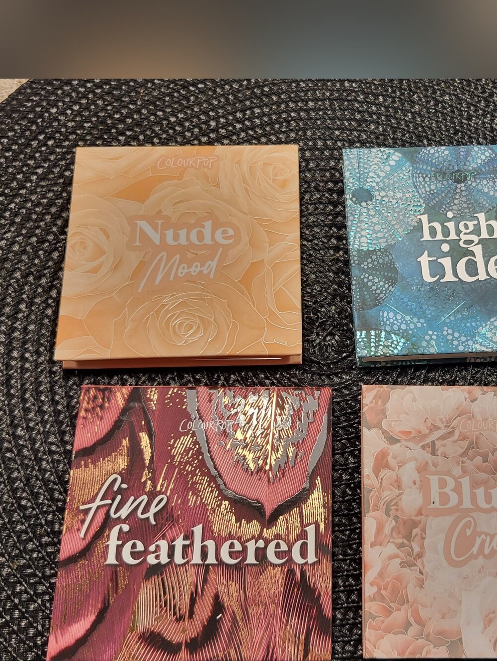 COLOURPOP 4 Palettes New green pink neutral brown purple. Fun!